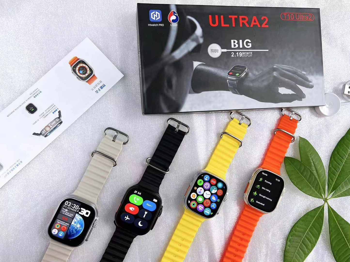 T10 Ultra 2 Smart Watch - Series 9 Smartwatch With 2.09inch HD Display, 49mm Dial, Bluetooth Calling And Sleep Monitoring