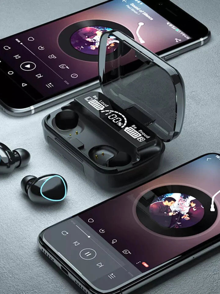 M10 TWS Wireless Headphones Touch Control Bluetooth-Compatible 5.1 Earphones Wireless Headset Waterproof 9D Hifi Quality Earbuds