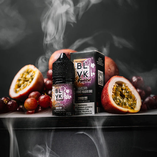 PASSION GRAPE ICE - BLVK FUSION SALTS - 30ML